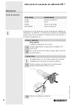 Preview for 70 page of Geberit RE 1 Operating Instructions Manual