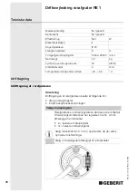 Preview for 76 page of Geberit RE 1 Operating Instructions Manual