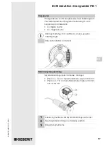 Preview for 97 page of Geberit RE 1 Operating Instructions Manual