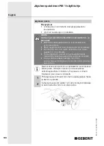 Preview for 108 page of Geberit RE 1 Operating Instructions Manual