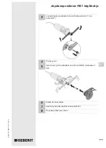 Preview for 111 page of Geberit RE 1 Operating Instructions Manual