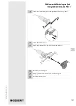 Preview for 121 page of Geberit RE 1 Operating Instructions Manual