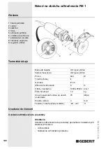 Preview for 146 page of Geberit RE 1 Operating Instructions Manual