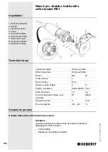 Preview for 156 page of Geberit RE 1 Operating Instructions Manual