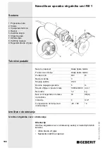 Preview for 166 page of Geberit RE 1 Operating Instructions Manual