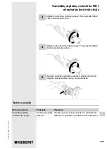 Preview for 209 page of Geberit RE 1 Operating Instructions Manual