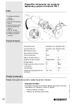 Preview for 216 page of Geberit RE 1 Operating Instructions Manual