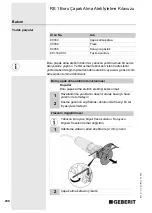 Preview for 230 page of Geberit RE 1 Operating Instructions Manual