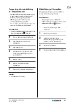 Preview for 27 page of Geberit Tamina 116.140.00.1 Operation Manual