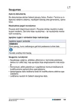 Preview for 199 page of Geberit Tamina 116144001 Operation Manual