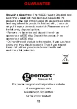 Preview for 15 page of Geemarc Amplicall 20 User Manual