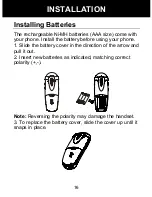 Preview for 17 page of Geemarc AMPLIDECT 350 User Manual