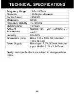 Preview for 70 page of Geemarc AMPLIDECT 350 User Manual