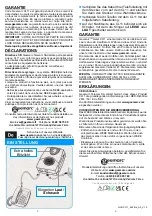 Preview for 2 page of Geemarc CL11 Quick Start Manual