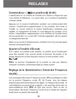 Preview for 38 page of Geemarc CL210A User Manual