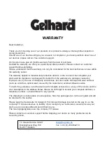 Preview for 61 page of Gelhard GTV2254 User Manual