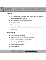 Preview for 2 page of Gembird CAM67U User Manual