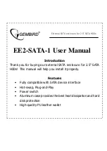 Preview for 3 page of Gembird EE2-SATA-1 User Manual