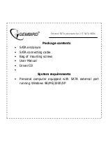 Preview for 4 page of Gembird EE2-SATA-1 User Manual