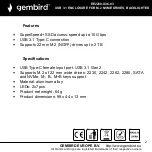 Preview for 2 page of Gembird EE2280-U3C-03 User Manual