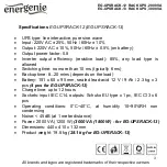 Preview for 3 page of Gembird energenie EG-UPSRACK-12 User Manual