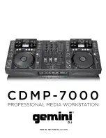 Gemini CDMP-7000 User Manual preview