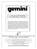 Preview for 12 page of Gemini CDX-02 Operation Manual