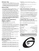 Preview for 6 page of Gemini CX-1000 Operation Manual