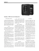 Preview for 2 page of Genelec 7050C Operating Manual