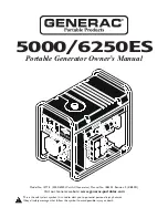 Generac Portable Products 5000ES Owner'S Manual preview