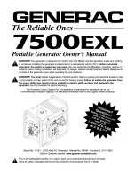 Preview for 1 page of Generac Power Systems 1019-1 Owner'S Manual