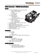 Preview for 1 page of Generac Power Systems Mobile Power MMG235 Specifications