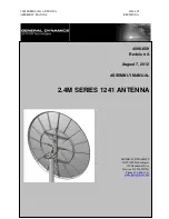 General Dynamics 2.4M SERIES 1241 ANTENNA Assembly Manual preview