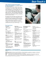 Preview for 2 page of General Dynamics Duo Touch II Datasheet