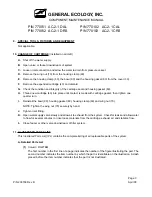 Preview for 12 page of GENERAL ECOLOGY 770011 AC-2-1 DAL Maintenance Manual