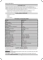 Preview for 4 page of General International AC1220 Owner'S Manual