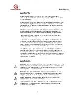 Preview for 2 page of General Monitors FL3102 Instruction Manual