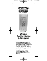 General DBAR110 User Manual preview