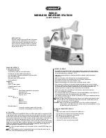 General WS821 User Manual preview