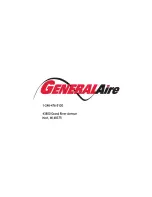 Preview for 12 page of GeneralAire AC500 Installation, Operation & Maintenence Manual