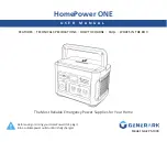 Preview for 1 page of Generark HomePower ONE User Manual