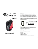 Genesis GX88 User Manual preview