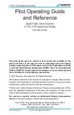 Preview for 2 page of Genesys S-TEC 3100 Pilot Operating Handbook