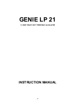 Preview for 23 page of Genie LP21 Instruction Manual