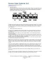 Preview for 2 page of Genius Gate Systems DMG1 6/6 Telecommander Setup Instructions