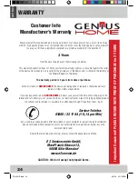 Preview for 24 page of Genius Home FR4001E User Manual