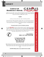 Preview for 20 page of Genius Home HMS5001W User Manual