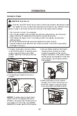 Preview for 22 page of GENMAX GPW2500V-E Owner'S Manual And Operating Instructions