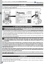 Preview for 5 page of GENTILIN C 330/03 Instruction Manual