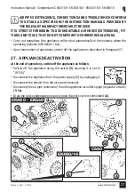 Preview for 27 page of GENTILIN C660/100 Instruction Manual